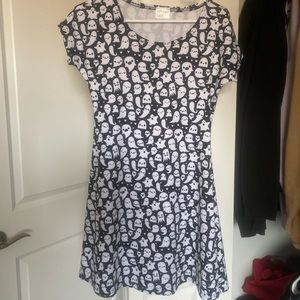 Ghost print skater dress!